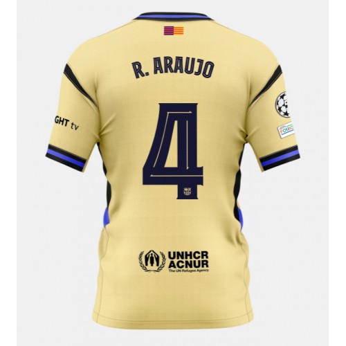 Maglia Calcio Barcelona Ronald Araujo #4 Seconda Divisa 2025-26 Manica Corta